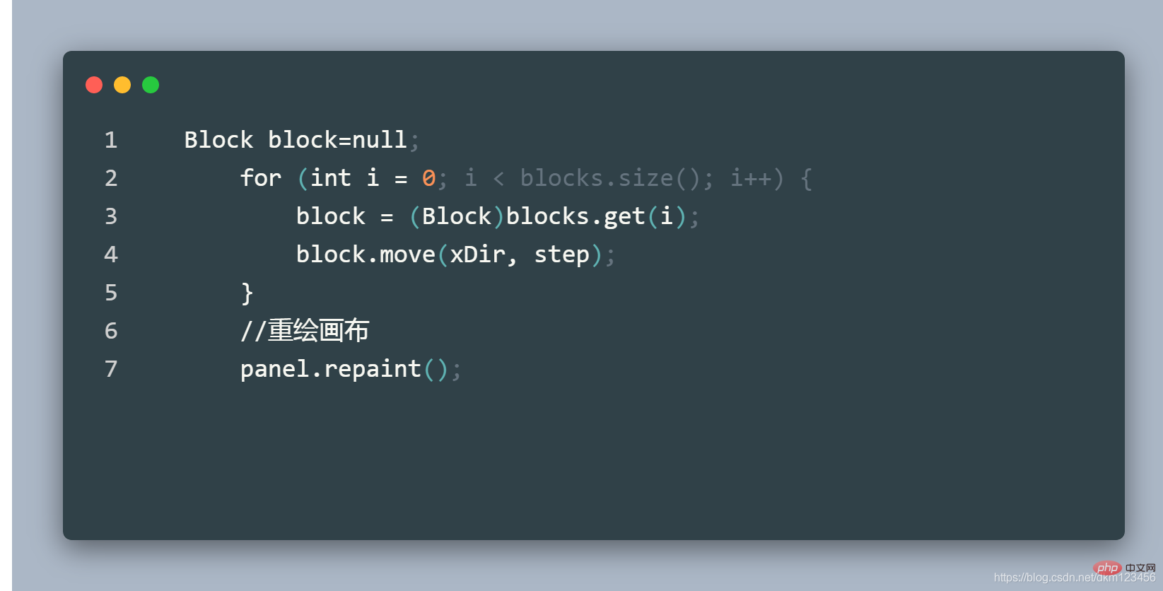 So schreiben Sie Code zur Implementierung des Tetris-Spiels in Java