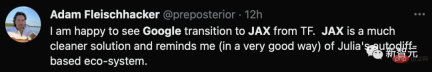 被PyTorch打爆！谷歌抛弃TensorFlow，押宝JAX