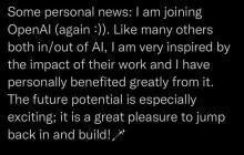 特斯拉自动驾驶大牛要去搞ChatGPT了？将入职OpenAI