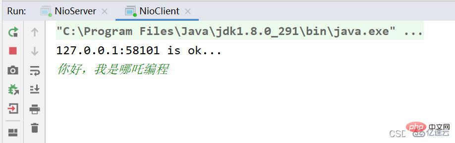 Java NIO サンプルの使用法と特性を分析する