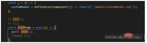 vue3가 DefineAsyncComponent 및 구성 요소 태그를 사용하여 동적 렌더링 구성 요소를 구현하는 방법