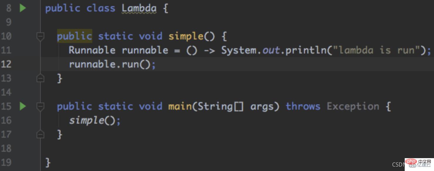 How to read Lambda source code in Java