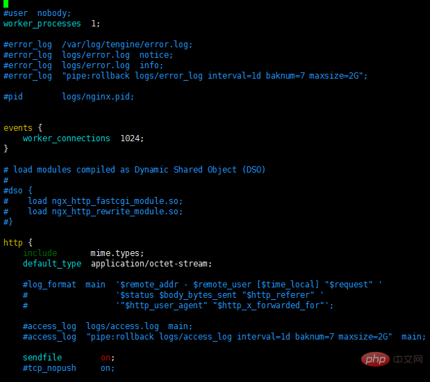 Cara menggunakan alat nginx.vim untuk penyerlahan dan pemformatan sintaks untuk mengkonfigurasi fail nginx.conf