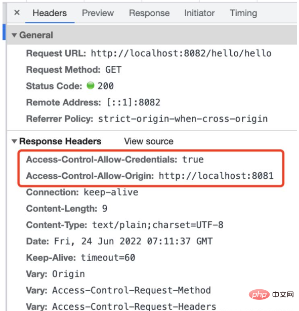 What are the ways springboot solves CORS cross-domain issues?