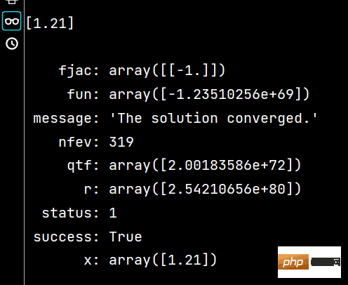 analyse dun exemple de modélisation mathématique Python