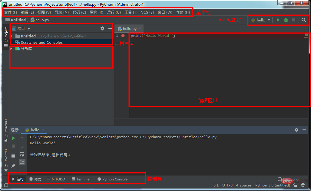 Welche Tipps gibt es für die Verwendung von Pycharm, der integrierten Python-Entwicklungsumgebung?