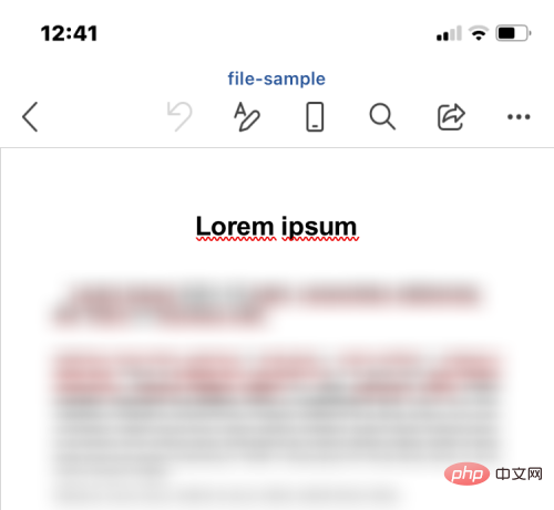  How To Edit A Word Document On IPhone Common Problem php cn