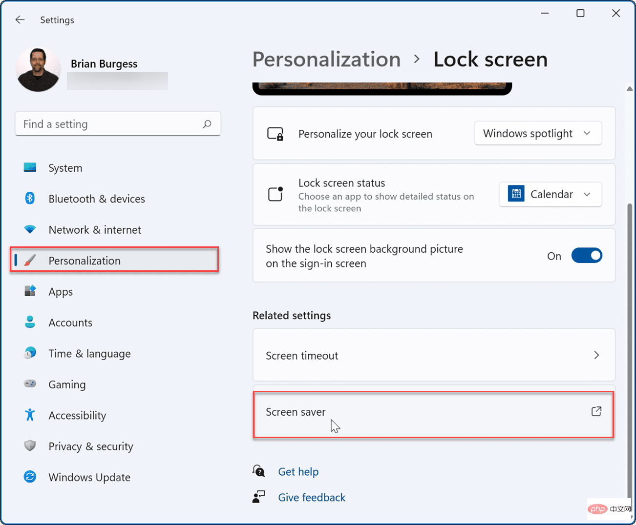 如何在 Windows 11 和 10 上将照片设置为屏幕保护程序