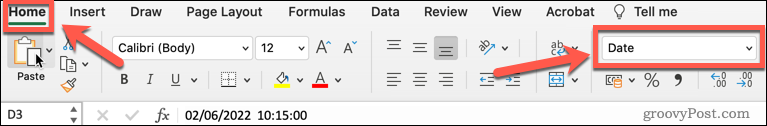 Excelで日付から時間を削除する方法