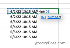 How to remove time from date in Excel