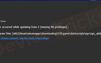 Steam 누락된 파일 권한 오류를 수정하는 방법은 무엇입니까?