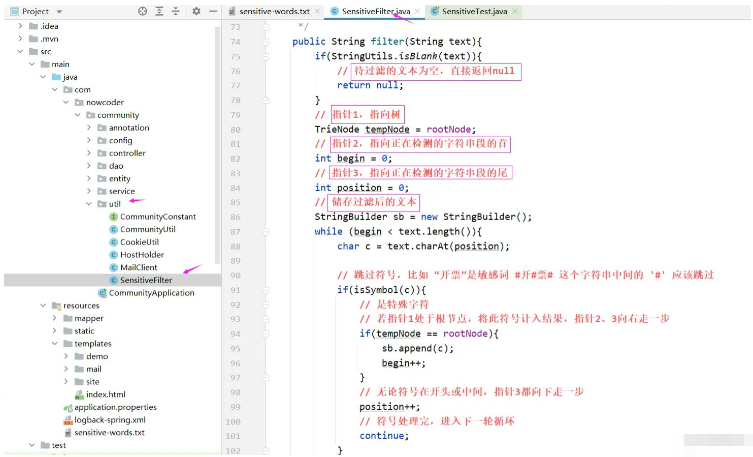 SpringBoot が機密単語のフィルタリングを実装する方法