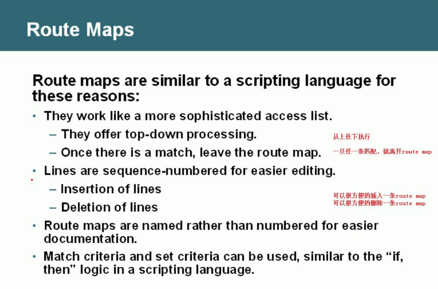 How to perform route-map parsing