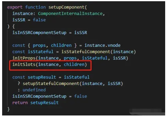 What is the implementation principle of Vue3 slot Slot?