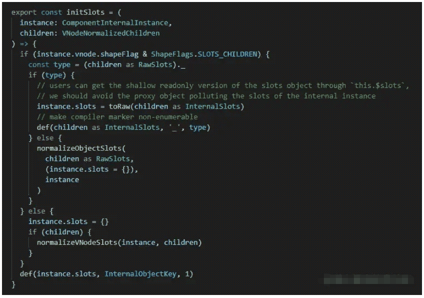 What is the implementation principle of Vue3 slot Slot?