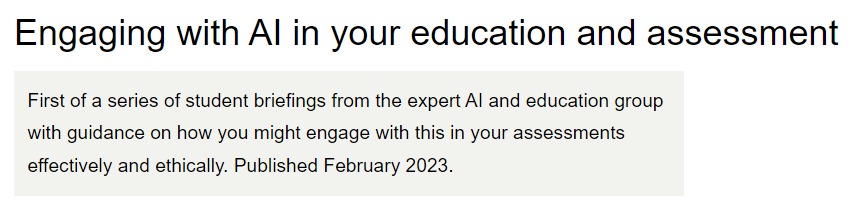 How to use artificial intelligence correctly? UCL and Newcastle University release guide to using AI!