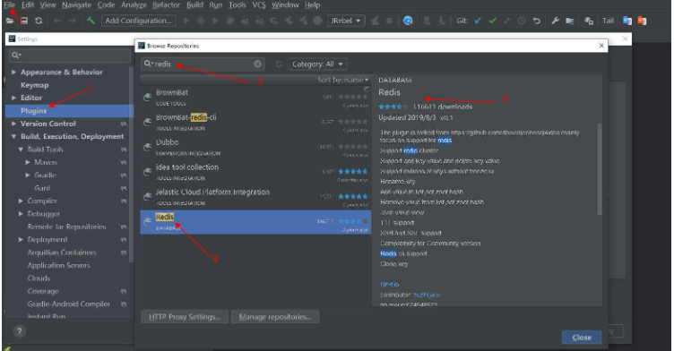 Cara menggunakan pemalam Redis dalam IDEA untuk menyambung ke pelayan Redis