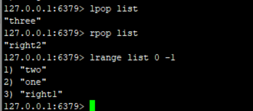 Redis 기본 데이터 유형 List의 일반적인 작업 명령은 무엇입니까?