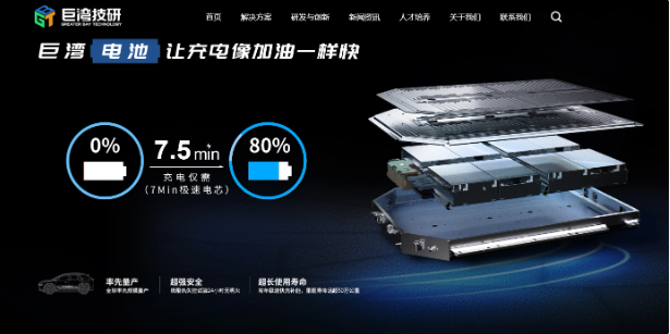 广汽集团旗下巨湾技研将发布全新自研电池产品——