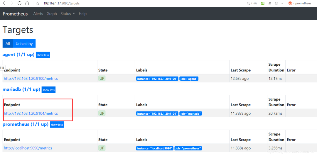 prometheus サービス監視用に mysql 監視を設定する方法