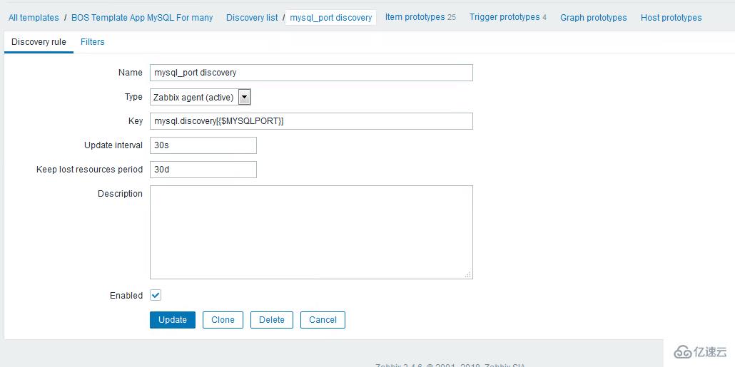 How to use zabbix to monitor multiple mysql