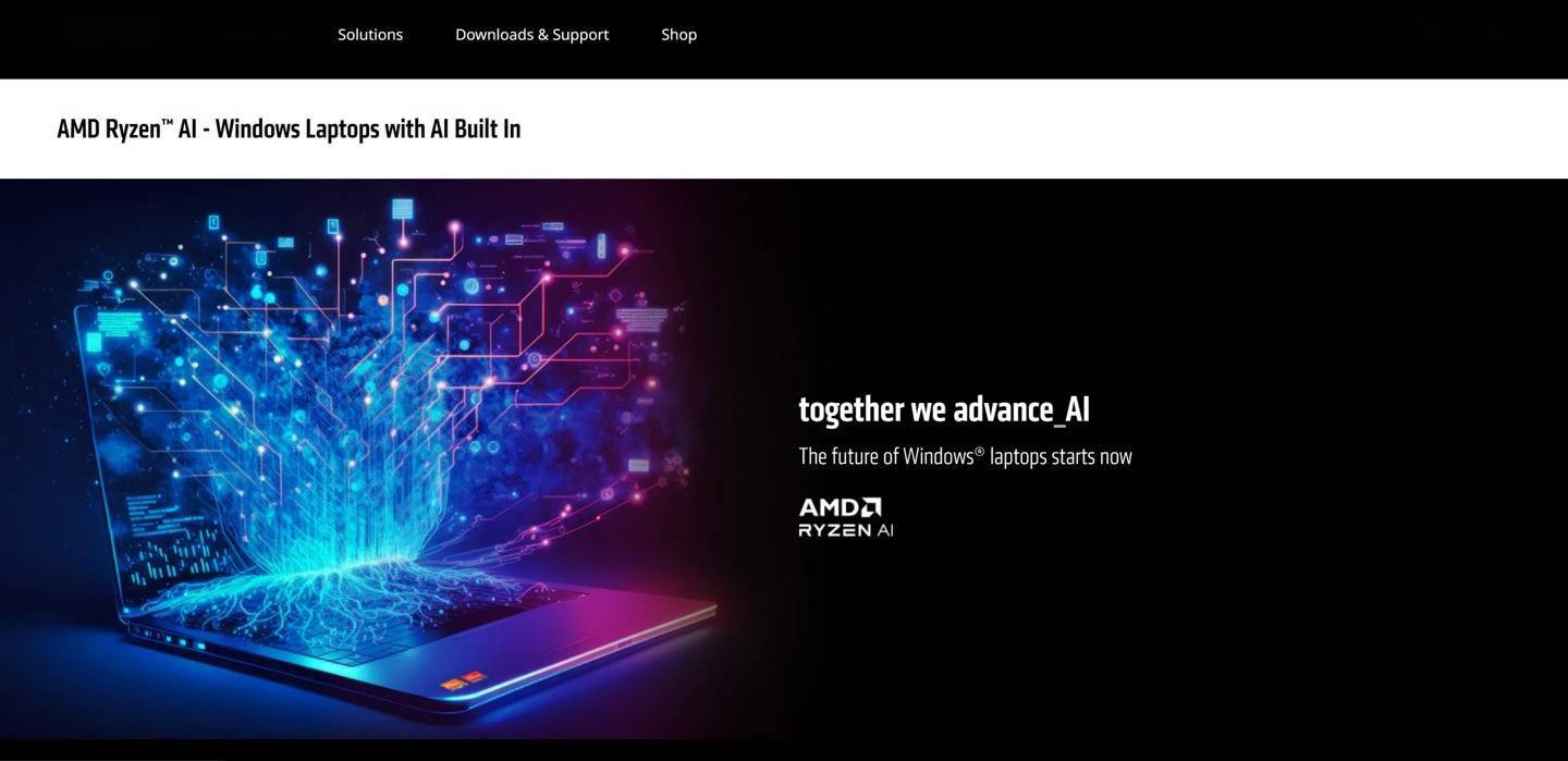 AMD 秀出锐龙 XDNA AI 引擎，抗衡英特尔 AI 竞品