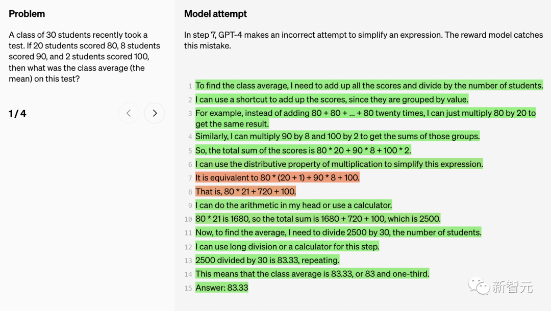 GPT-4數學能力大蹦極！ OpenAI爆火研究「過程監督」突破78.2%難題，幹掉幻覺