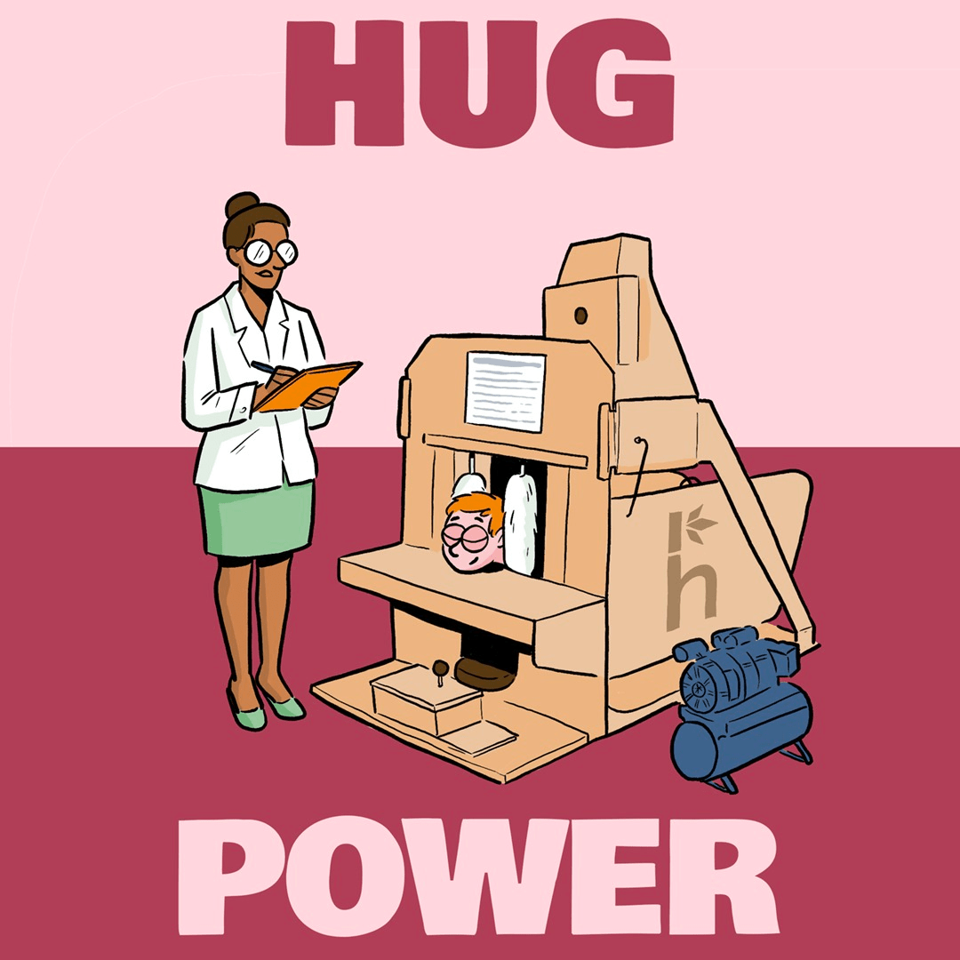 When no real person can give you a heartfelt hug, the robot will take action