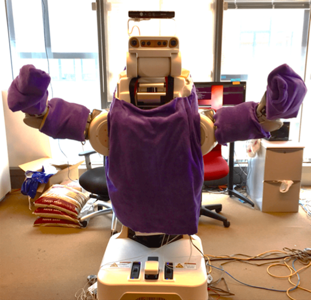 When no real person can give you a heartfelt hug, the robot will take action