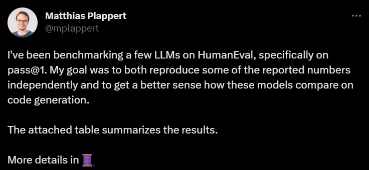 OpenAI dominates the top two! The large model code generation ranking list is released, with 7 billion LLaMA surpassing it and being beaten by 250 million Codex.