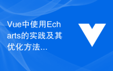 Vue中使用Echarts的实践及其优化方法