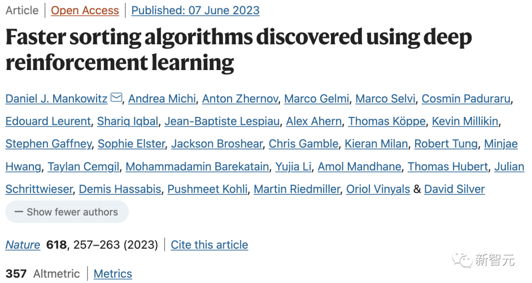 Google DeepMind brise le sceau des dix ans dalgorithme et AlphaDev fait des débuts étonnants, bouleversant le paysage des algorithmes humains !