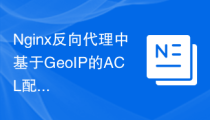 Nginx反向代理中基于GeoIP的ACL配置