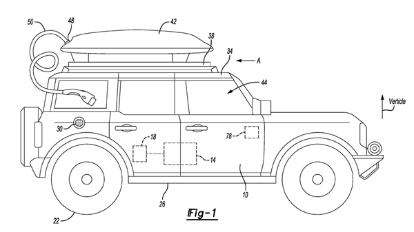 Ford dépose un brevet pour une batterie externe sur le toit pour recharger les véhicules électriques