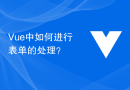 Vue 中如何进行表单的处理？