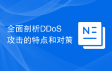 全面剖析DDoS攻击的特点和对策