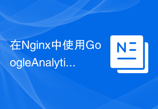 Utiliser Google Analytics dans Nginx pour mettre en œuvre la surveillance de la sécurité Web