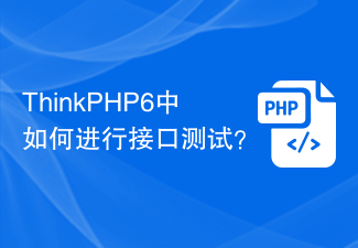 How to perform interface testing in ThinkPHP6?