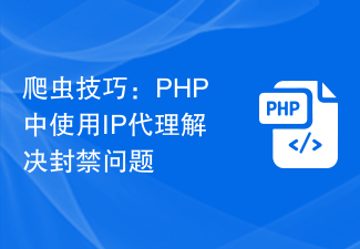 爬虫技巧：PHP 中使用IP代理解决封禁问题