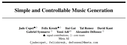 Meta open source text generates a large music model. We tried it with the lyrics of Qilixiang