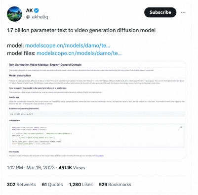Video generation with controllable time and space has become a reality, and Alibabas new large-scale model VideoComposer has become popular