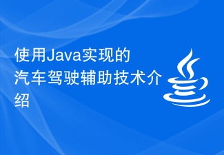 Javaを活用した自動車運転支援技術の紹介