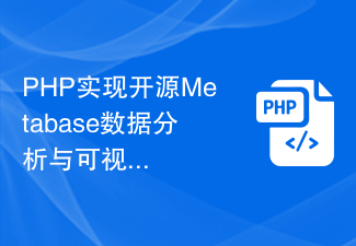 PHP implements open source Metabase data analysis and visualization ...