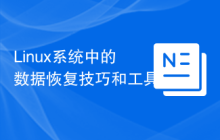 Linux系统中的数据恢复技巧和工具