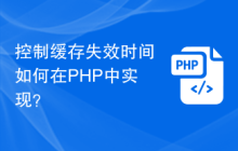 控制缓存失效时间如何在PHP中实现？