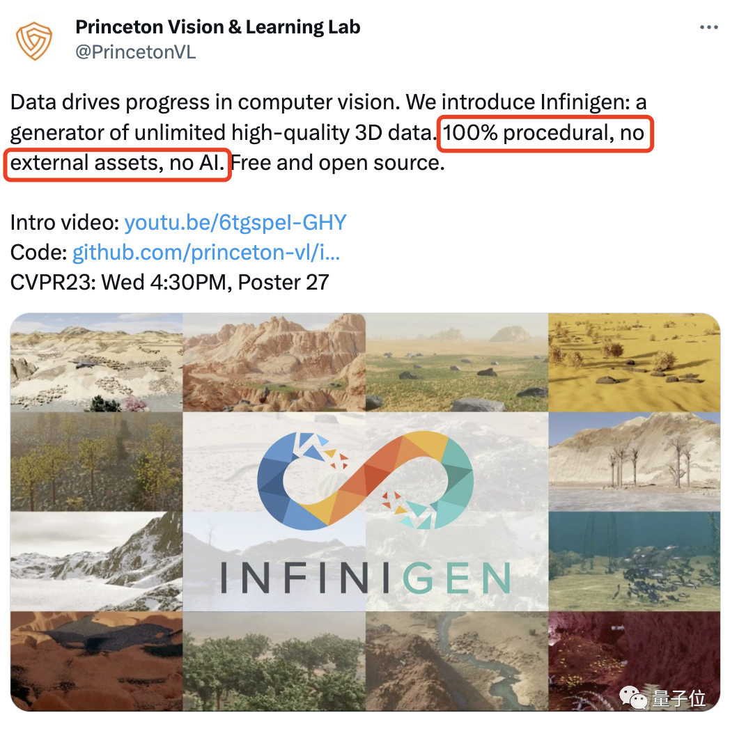 零AI含量！纯随机数学无限生成逼真3D世界火了，普林斯顿华人一作