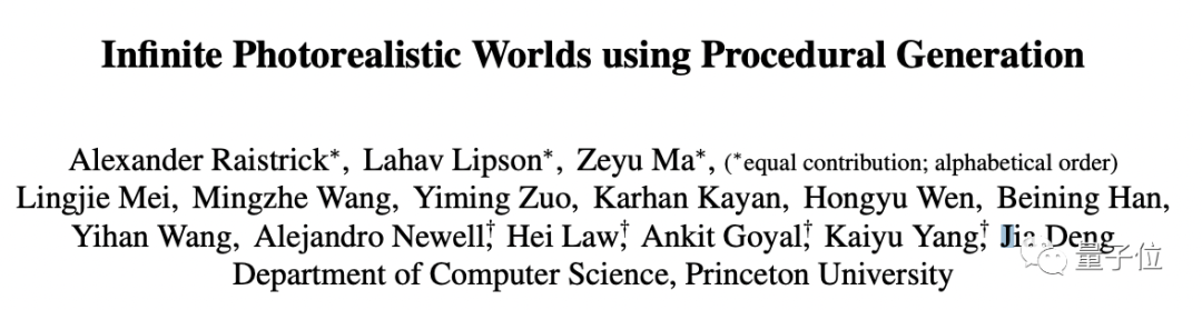 Kein KI-Inhalt! Reine Zufallsmathematik erzeugt unendlich realistische 3D-Welten, ein Werk eines Chinesen aus Princeton.