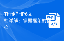 ThinkPHP6文档详解：掌握框架的核心