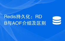 Redis持久化：RDB与AOF介绍及区别