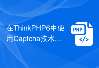 Using Captcha technology in ThinkPHP6